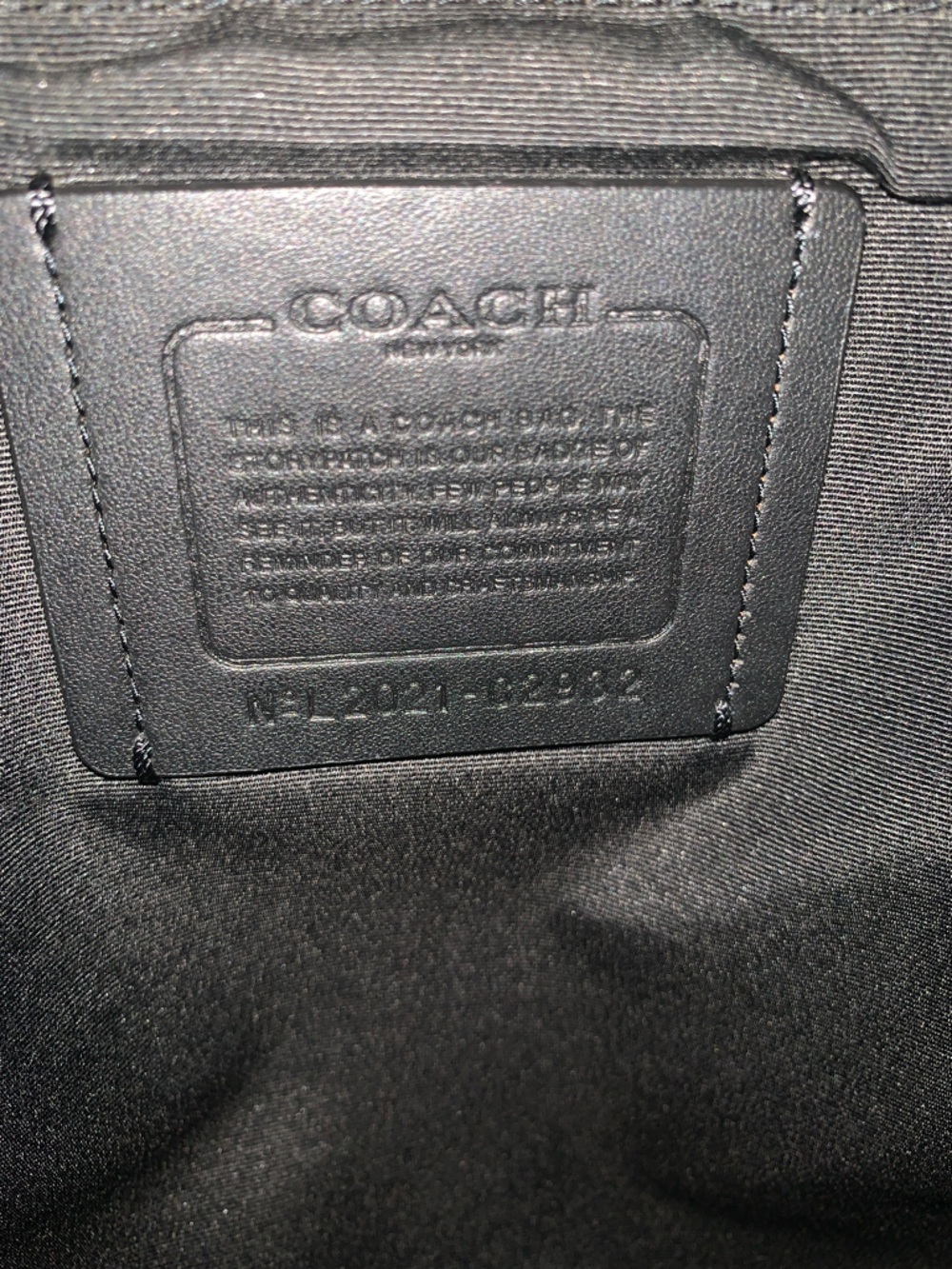 GUC COACH SHOULDER BAG L 8” x H 10” x D 3.75” - Picture 7 of 9